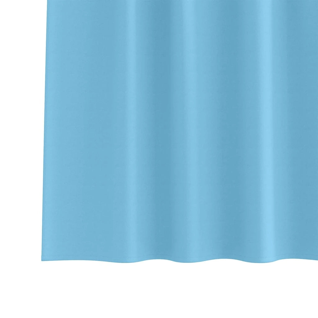 Tende Blackout con Anelli 2 pcs Blu Chiaro 140 x 140 cm 4107543