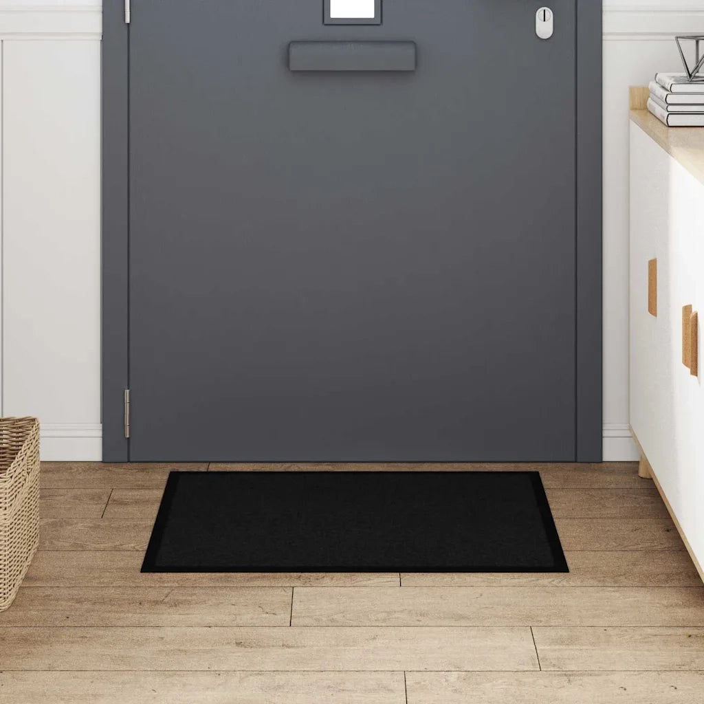 Tappetino Nero 60 x 40 x 1.2 cm Tessuto Teddy 42013438