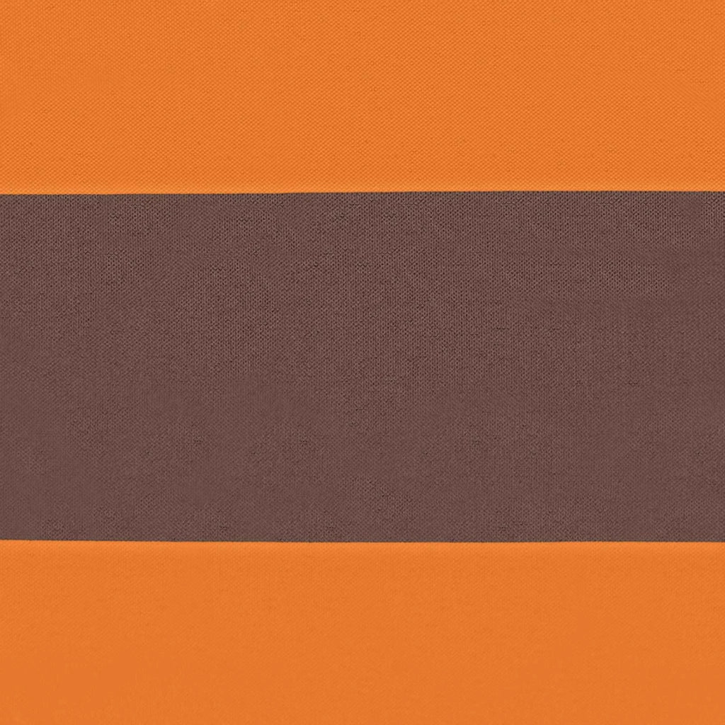 Schermo da balcone | Paravento da Balcone Arancione e Marrone 110 x 600 cm