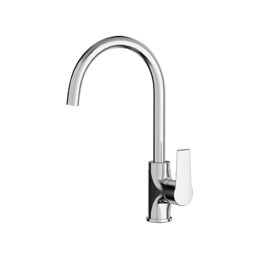 Miscelatore monocomando lavello TIEMM Cromo con canna girevole