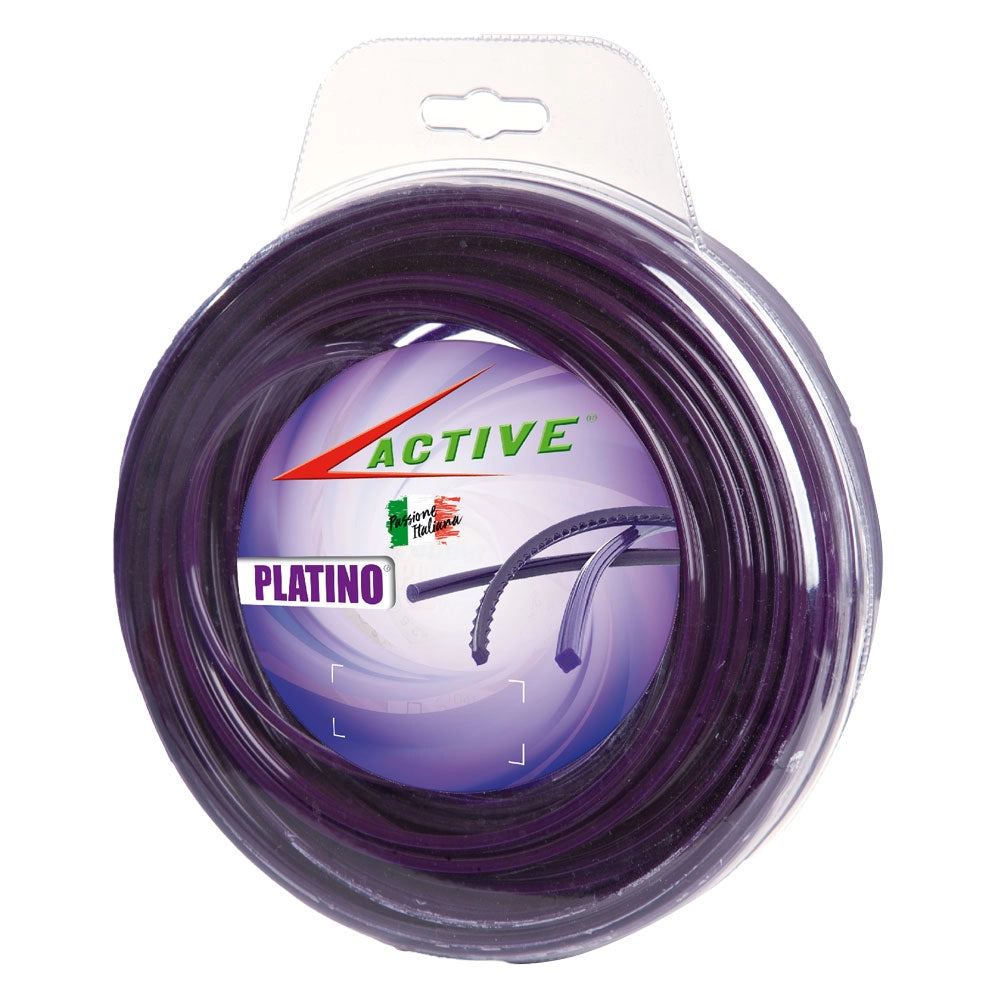 FILO PROFESSIONALE 'PLATINO' mm 4,0 mt  15 - seghettato  - ACTIVE