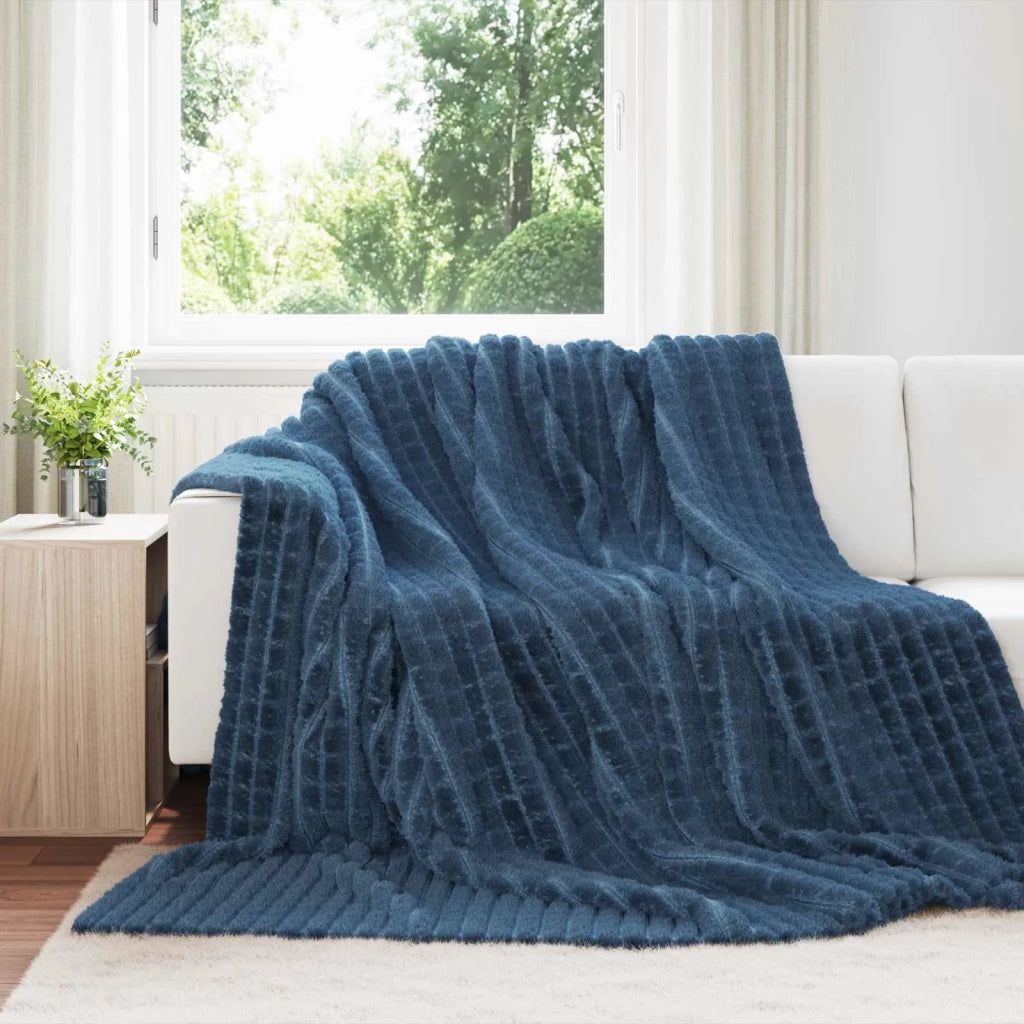 Coperta Blu navy 270 x 240 cm Panno 42016928