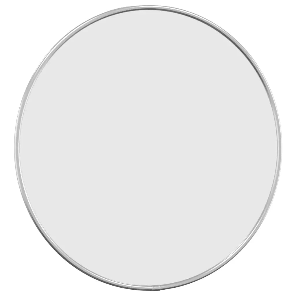 Specchio da Parete | Specchio decorativo Argento ? 40 cm Rotondo