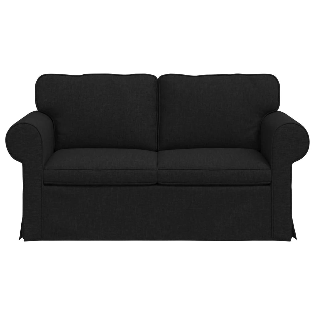 Divano Nero 155 x 82 x 80 cm Tessuto 42024301