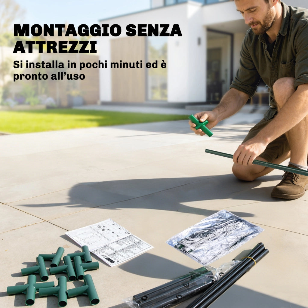 Serra da Giardino ¨C Minimal ¨C Verde 68x50x70 cm