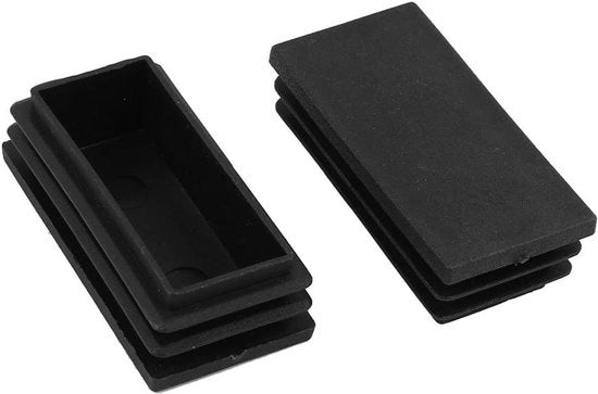 Copricapo in plastica rettangolare 30mm x 60mm - 2 pezzi