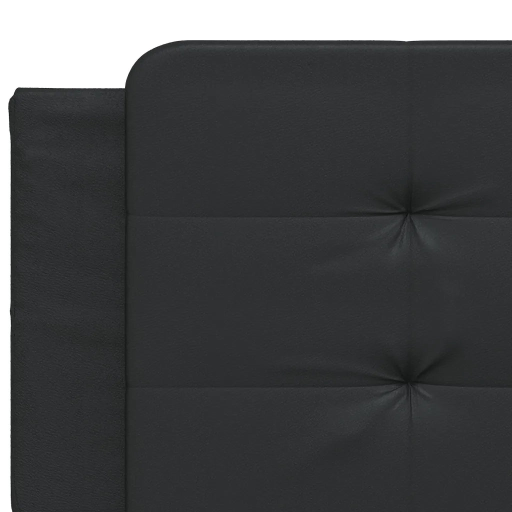 Cuscino Testiera Zadar Nero 193 cm in Similpelle 374893