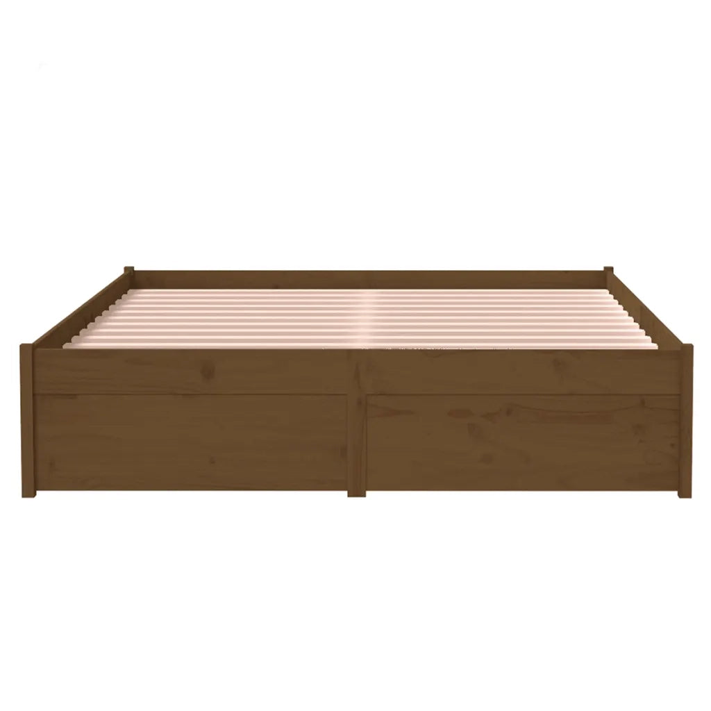 Giroletto senza Materaso Ambra in Legno Massello 120x190 cm