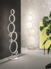 PIANTANA POIS ORO 3000K 4295LM 52W DIMMERABILE H.160CM
