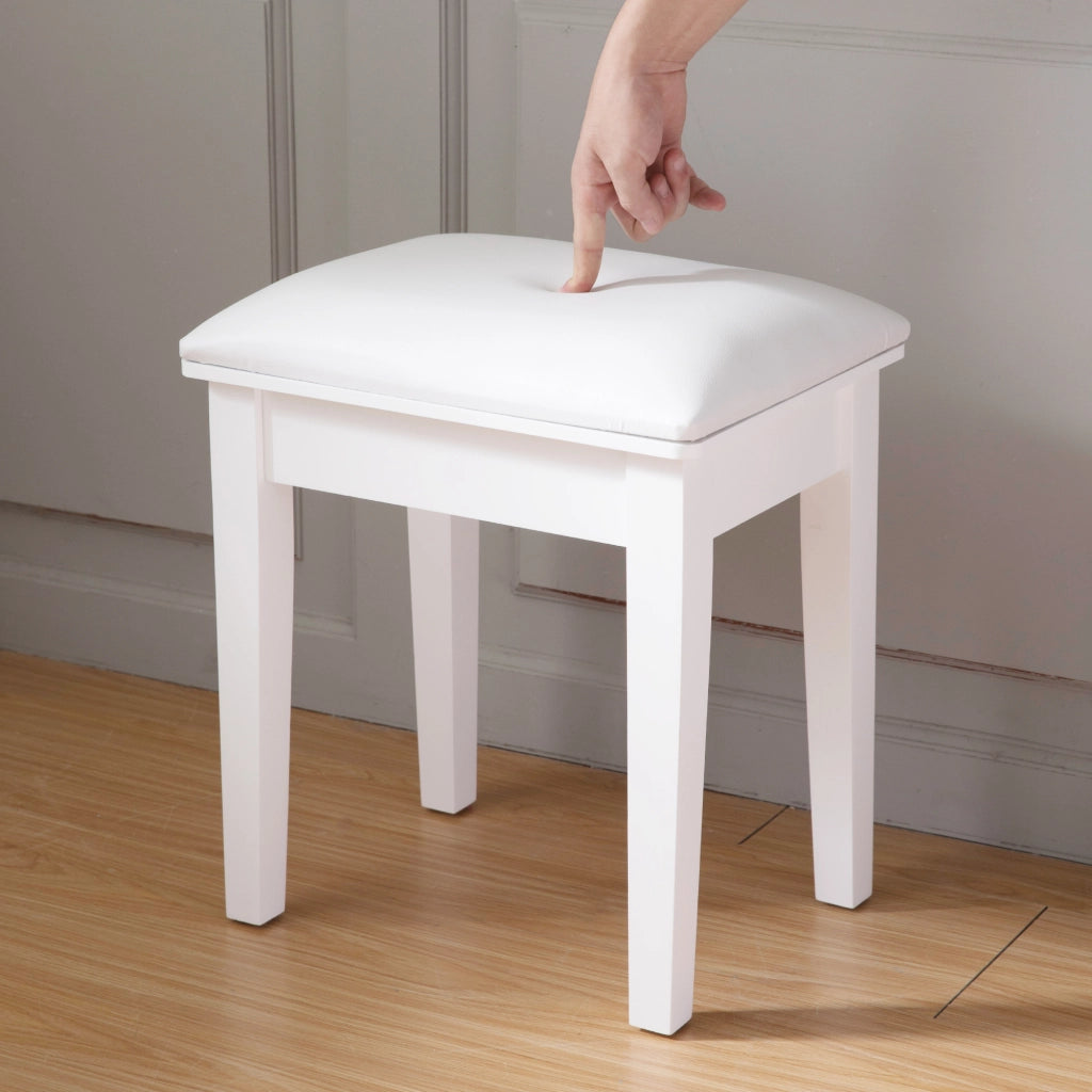 Sgabello trucco imbottito - Zephmum- Spugna elastica alta