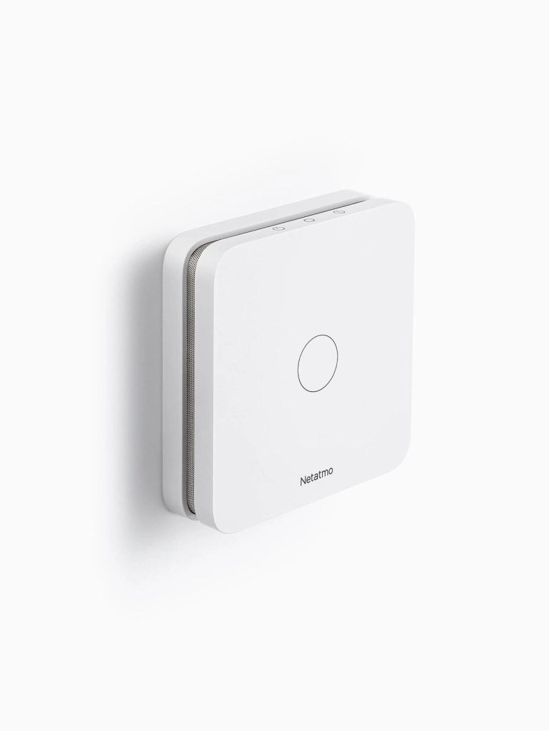 Netatmo NCO-IT Rilevatore di Monossido di Carbonio Wi-Fi Allarme 85 dB Autonomia 10 anni colore Bianco