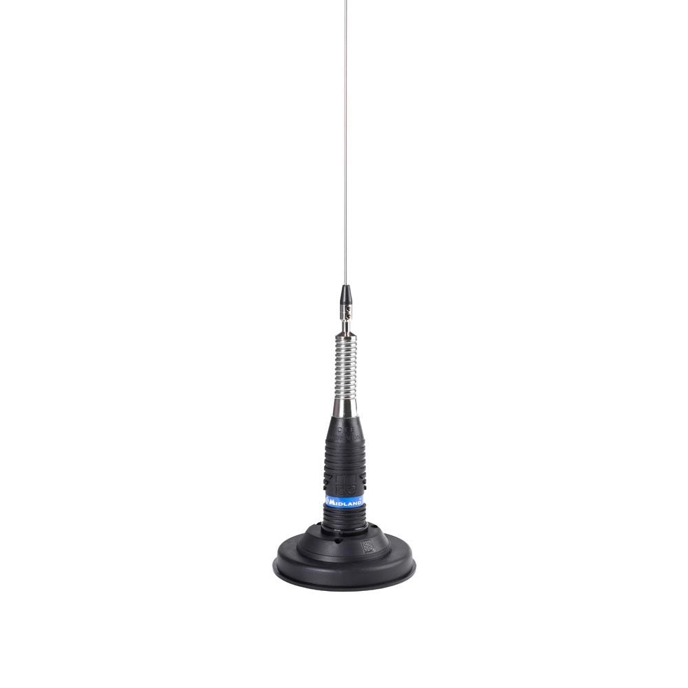 Antenna CB magnetica + base Midland ML145 + BM 120 PL KIT007