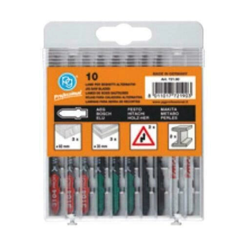 SET LAME PER SEGHETTO ALTERNATIVO ATT. BOSCH Confezione 10 pezzi - PG PROFESSIONAL
