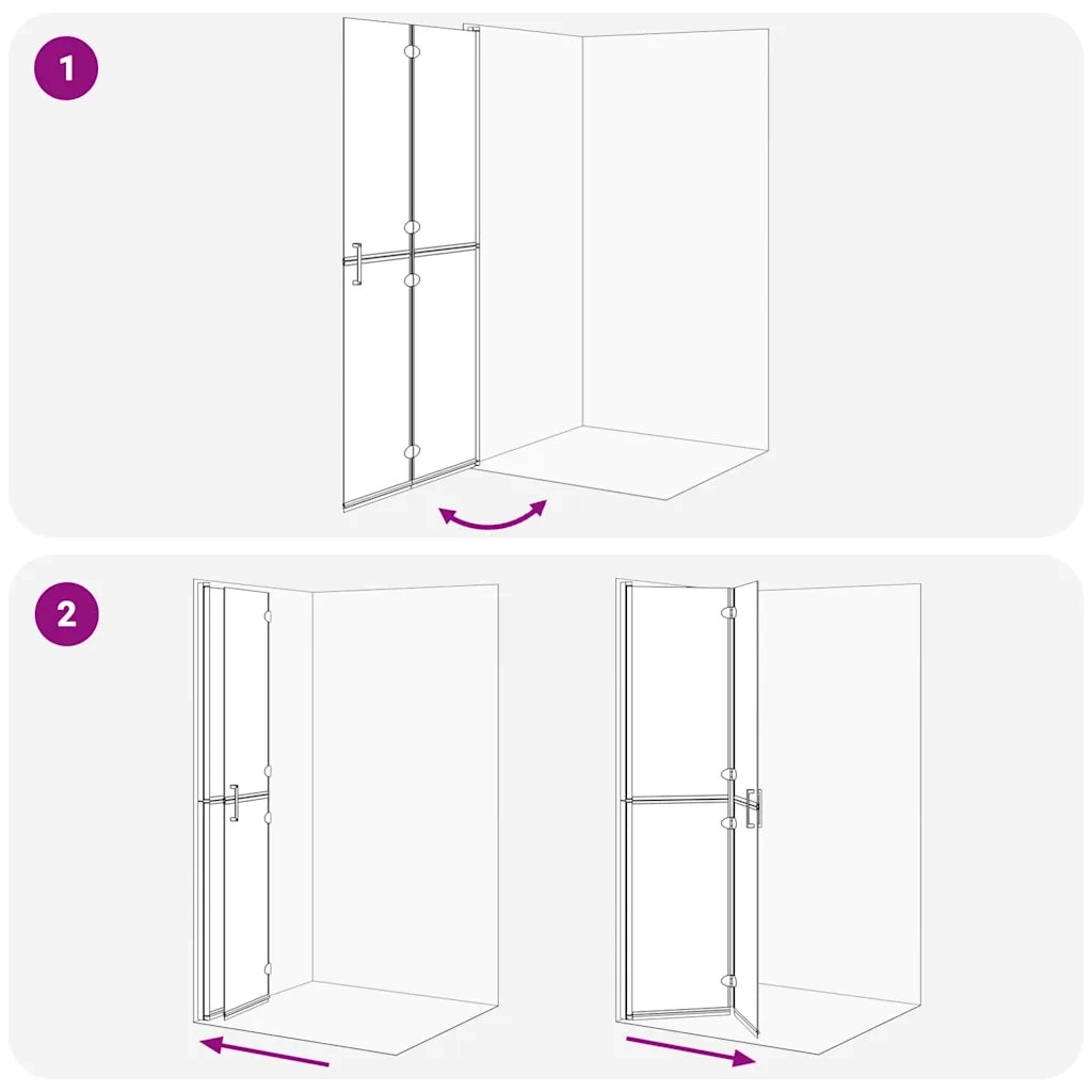 Parete doccia walk-in Oro 90 x 6.5 x 190 cm 42017971