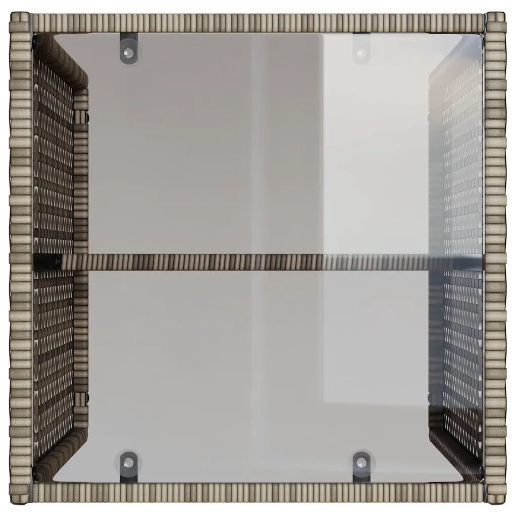 Set Divani da Giardino 4 pz con Cuscini in Polyrattan Grigio 4003880