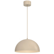 Lampada a sospensione Sola 1xE27 beige coppa Luminex
