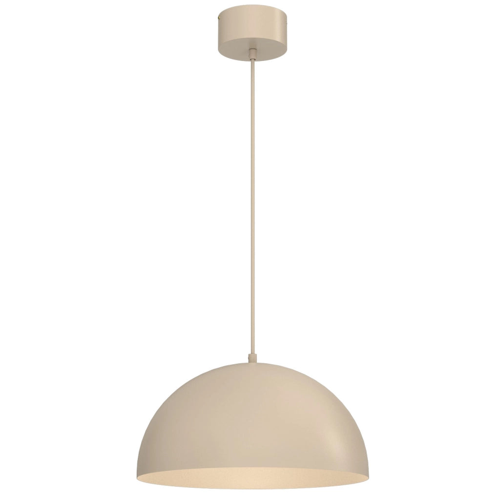 Lampada a sospensione Sola 1xE27 beige coppa Luminex