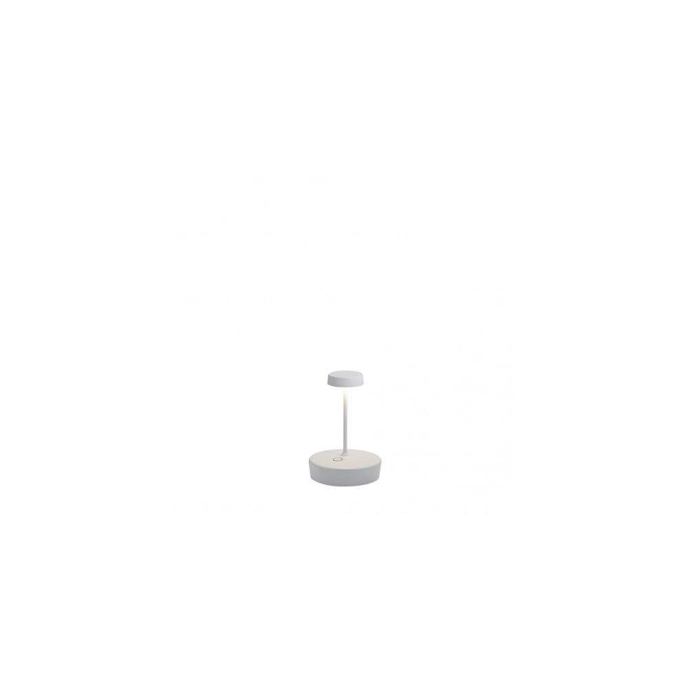 Lampada a led da tavolo Swap mini pro Bianco ricaricabile e dimmerabile