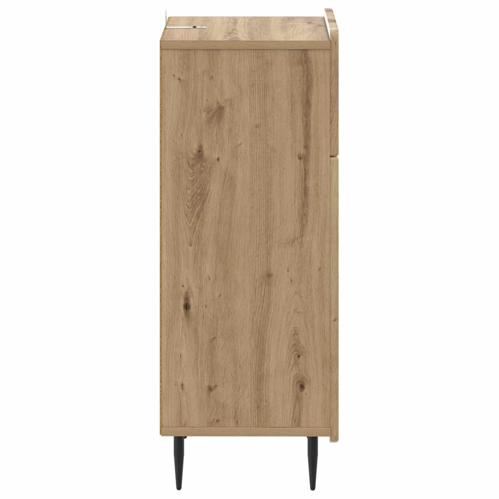 Mobiletto da Bagno ZWOLLE Rovere Artigianale 30 x 31 x 79,5 cm 896394