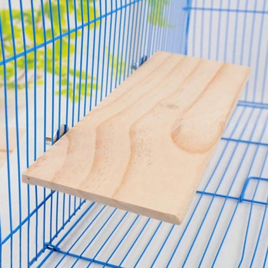 Piattaforma per Gatti in Legno - Trampolino per Piccoli Animali - Adatto per Hamster/Ratto/Musco - 13 x 28 cm - Leggero - Superficie Antiscivolo - Piattaforma per Animali