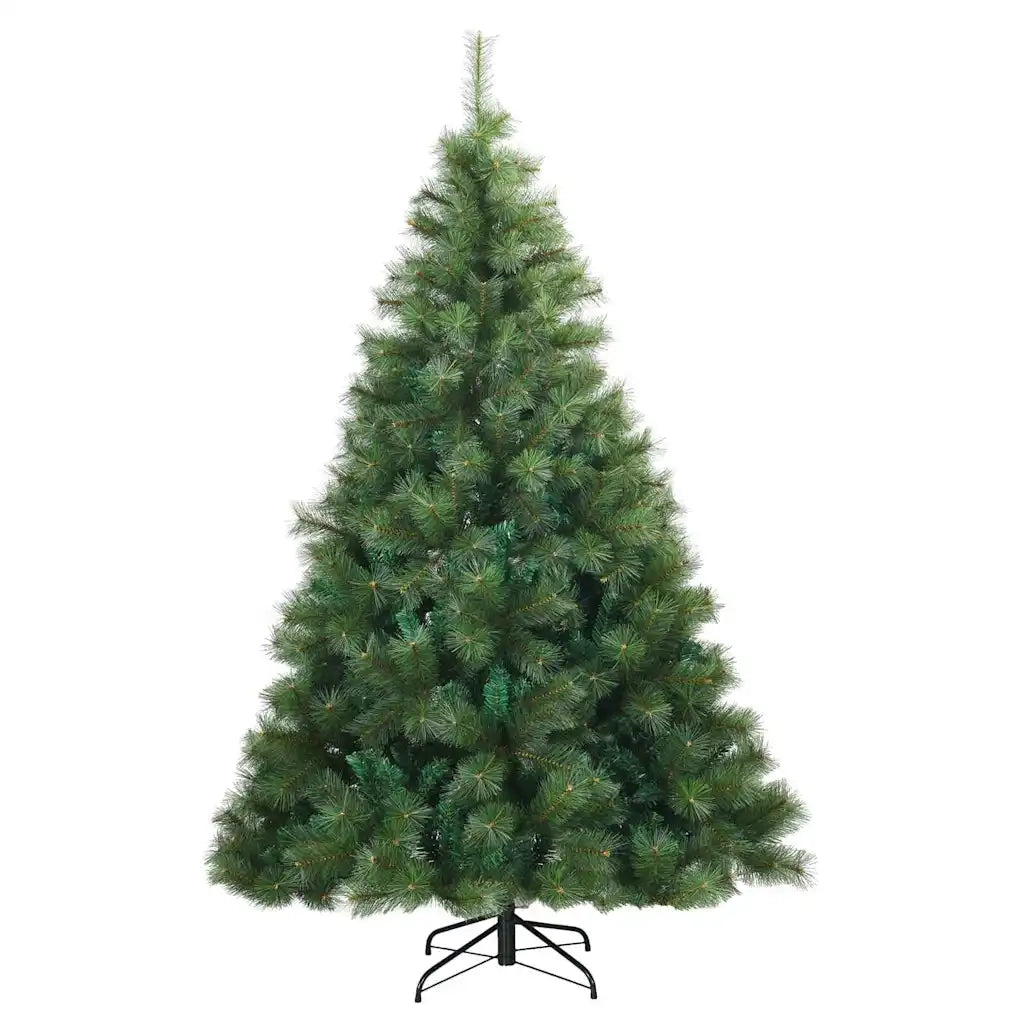 Albero di Natale Artificiale con Rami Pieghevoli Verde 180 cm 42019333