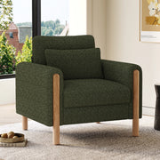 Poltrona Relax con Braccioli e Cuscino Imbottito ¨C MINIMAL ¨C Verde