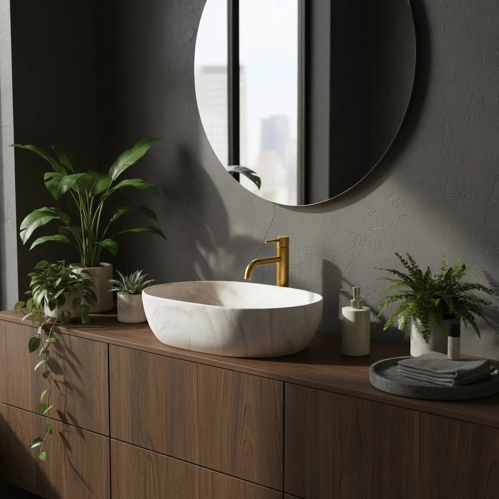 Lavabo Da Appoggio Rea Amelia Kallisto 48