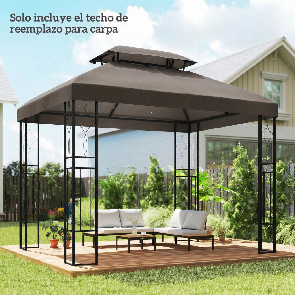 Toldo ¨C Minimal ¨C Marrone 4x3 m