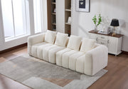 Divano 3 Posti con Braccioli ¨C MINIMAL ¨C Tessuto, 260x94x80 cm