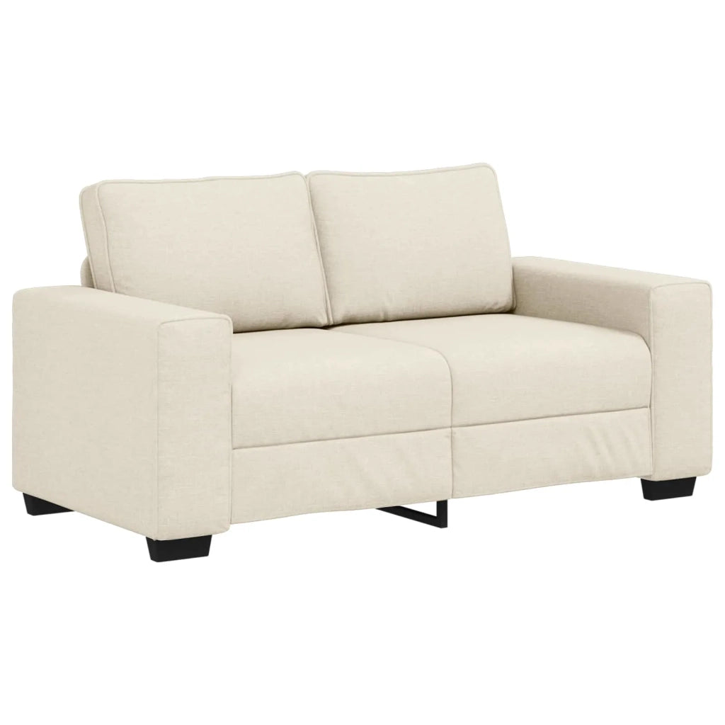 Divano 2 pcs Beige 221 x 80 x 82 cm Tessuto misto lino 3324688