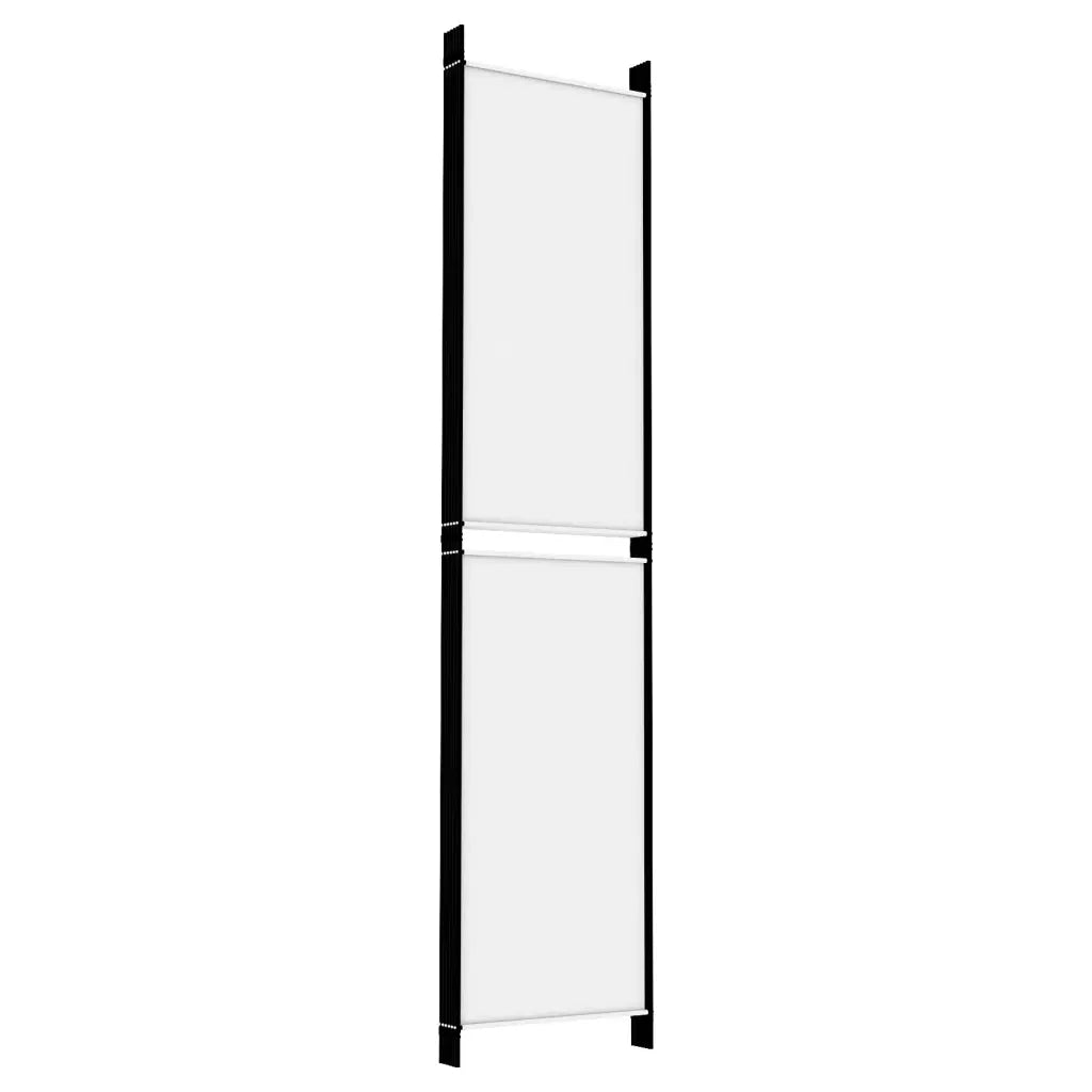Divisorio a 4 Pannelli Bianco 300x220 cm Tessuto 350254