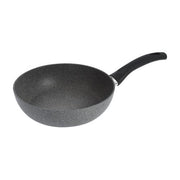 Ballarini ECO GRANITIUM Cortina Granitium Eco Tegame 1 Manico 24 cm Induzione Alluminio Antiaderente 5 Strati Lavabile in Lavastoviglie colore Nero