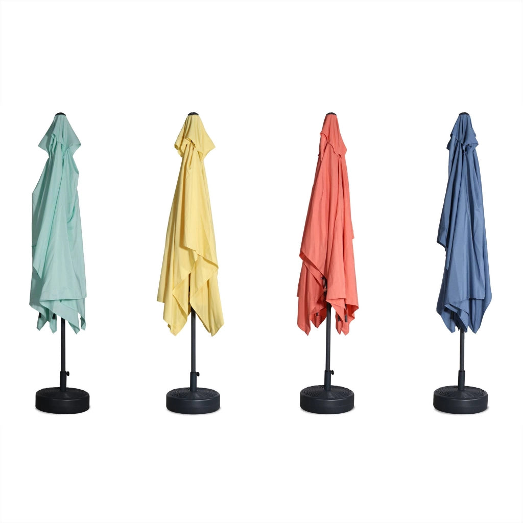 Ombrellone rettangolare, 2x3m, blu grigio