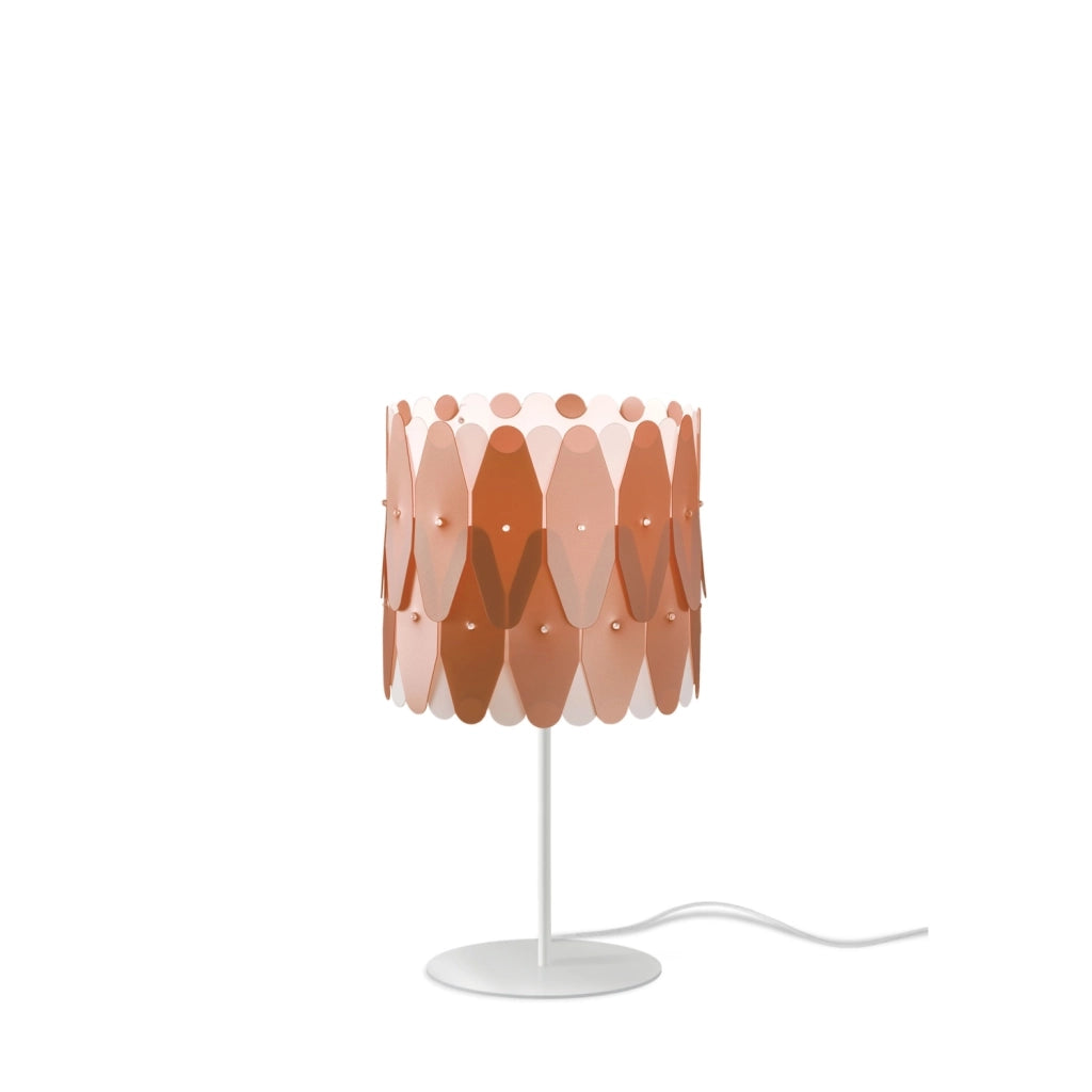 Lampada Da Scrivania-Ufficio Moderna Amanda Polilux ® Rame E Metallo 1 Luce E27