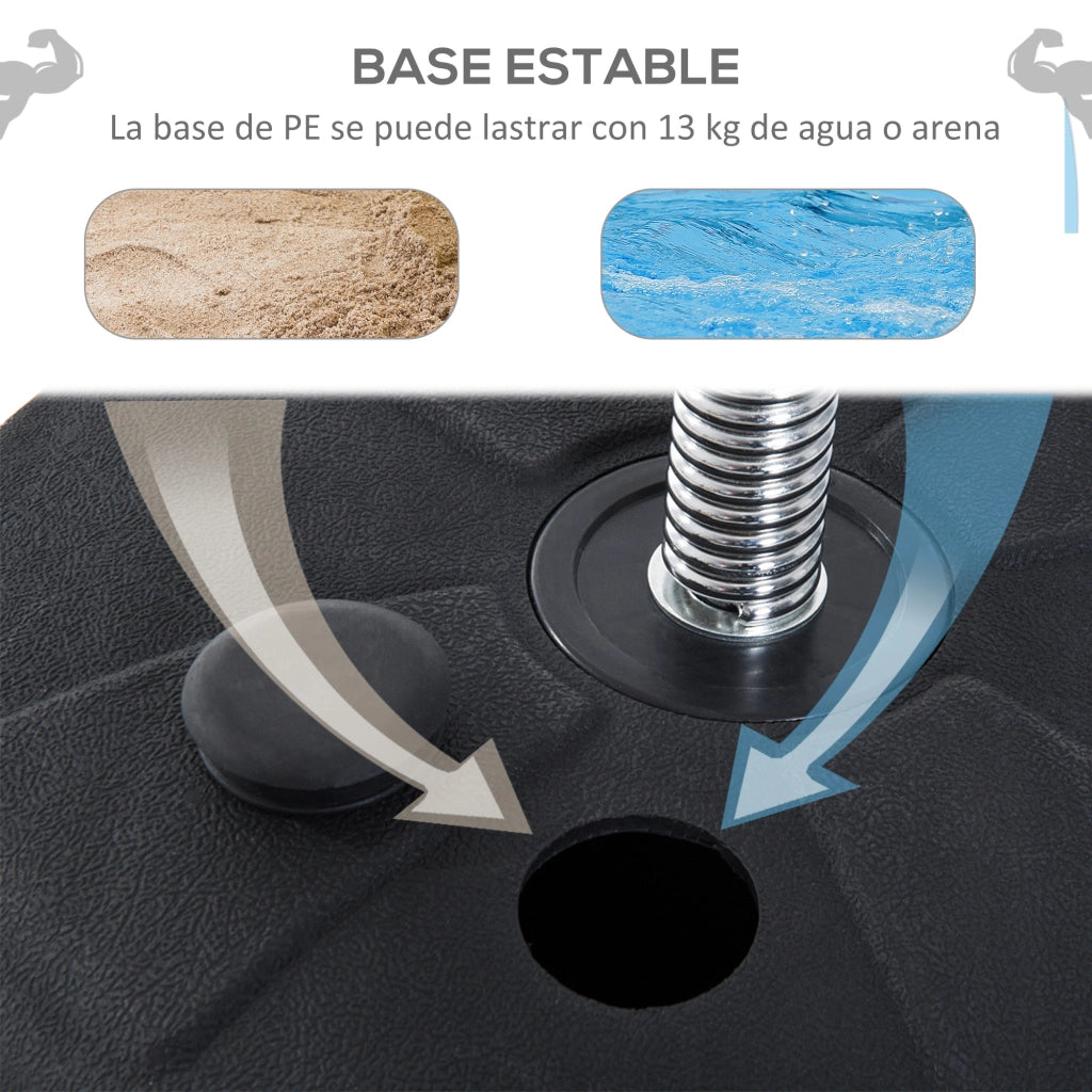 Sacco da boxe regolabile in altezza 4 livelli 126-144 cm ¨C Minimal ¨C nero