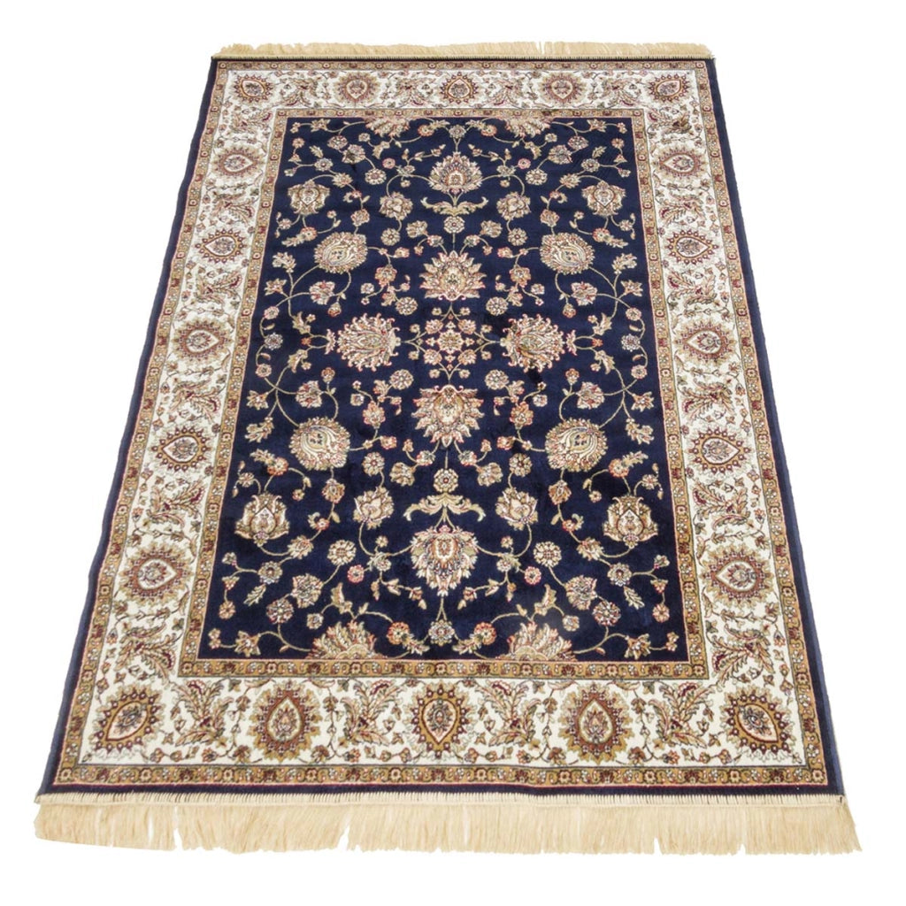 Tappeto RUBINE 492 Ziegler BLU cm.120x160 disegno classico persiano stile orientale tradizionale. Tappeto salotto, soggiorno, camera da letto, ingresso, corridoio.