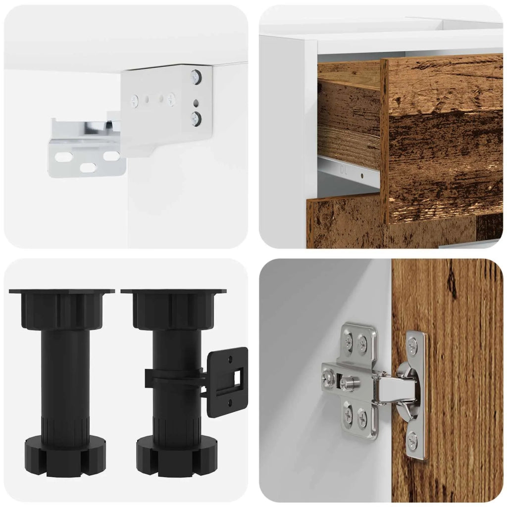 Unità Cucina LYON 4 pcs Legno antico Legno ingegnerizzato 3438361