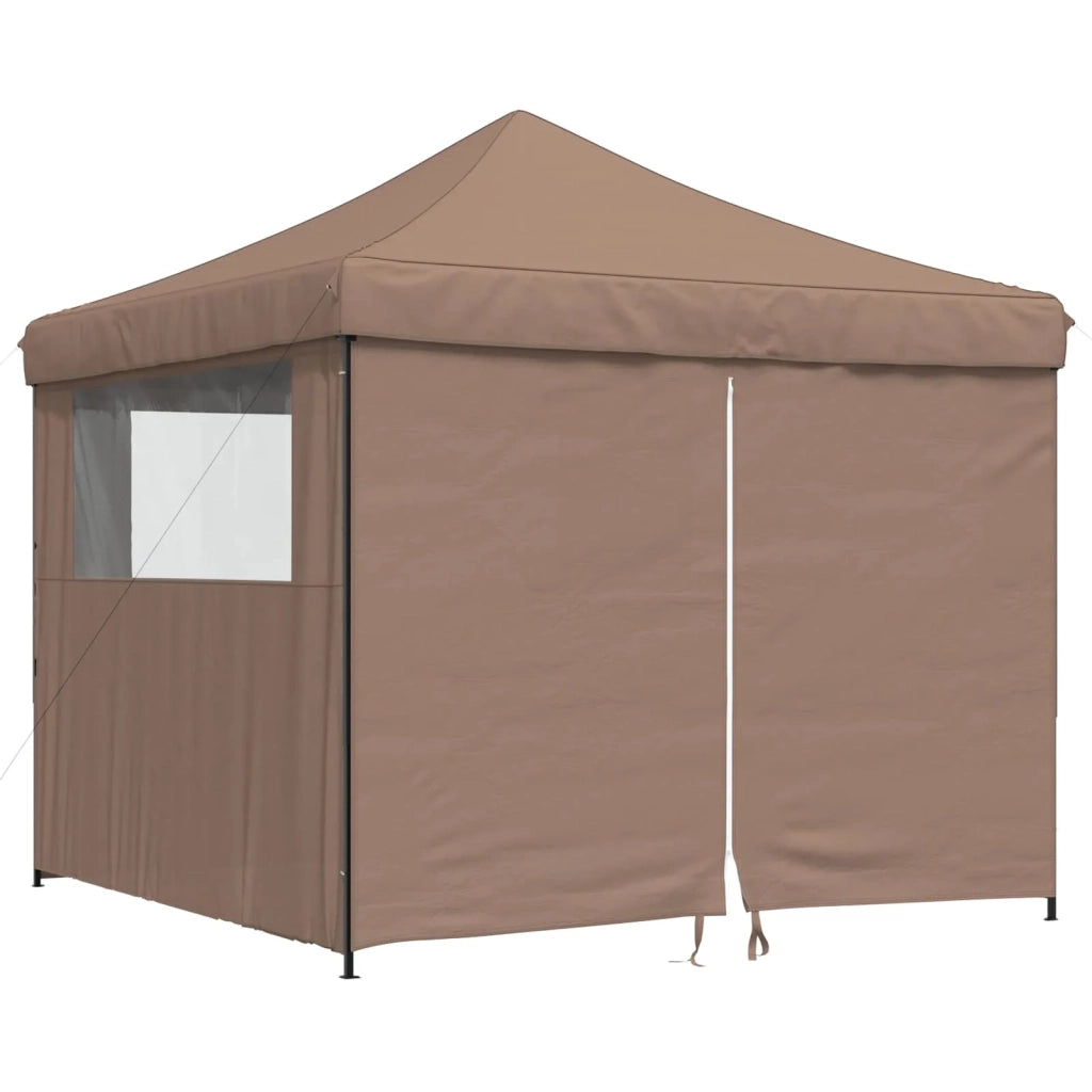 Tenda Party Marrone 292 x 292 x 315 cm Tessuto Oxford 42023570