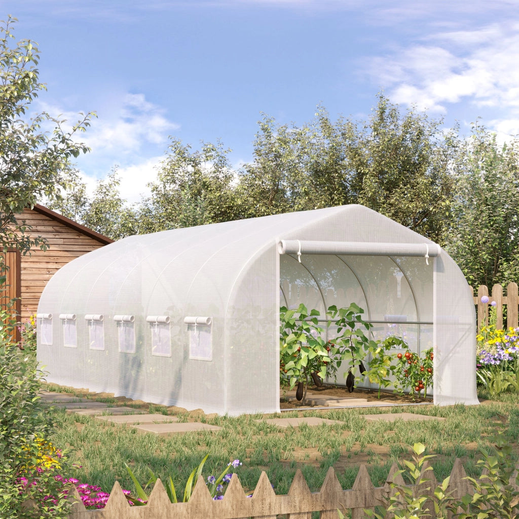 Serra da Giardino Tunnel ¨C Minimal ¨C Bianco 6x3x2 m