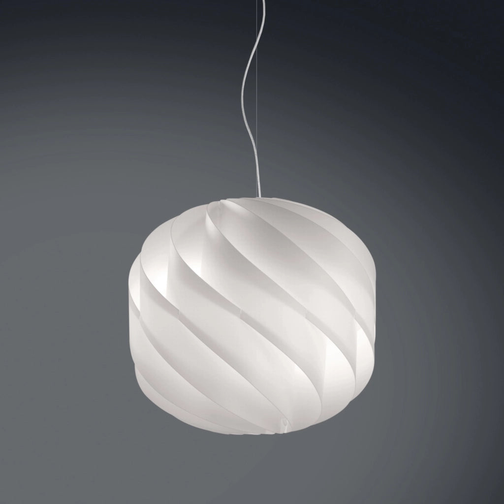 Sospensione Da Esterno Moderna Globe Polilux ® Bianco 1 Luce E27 D40Cm