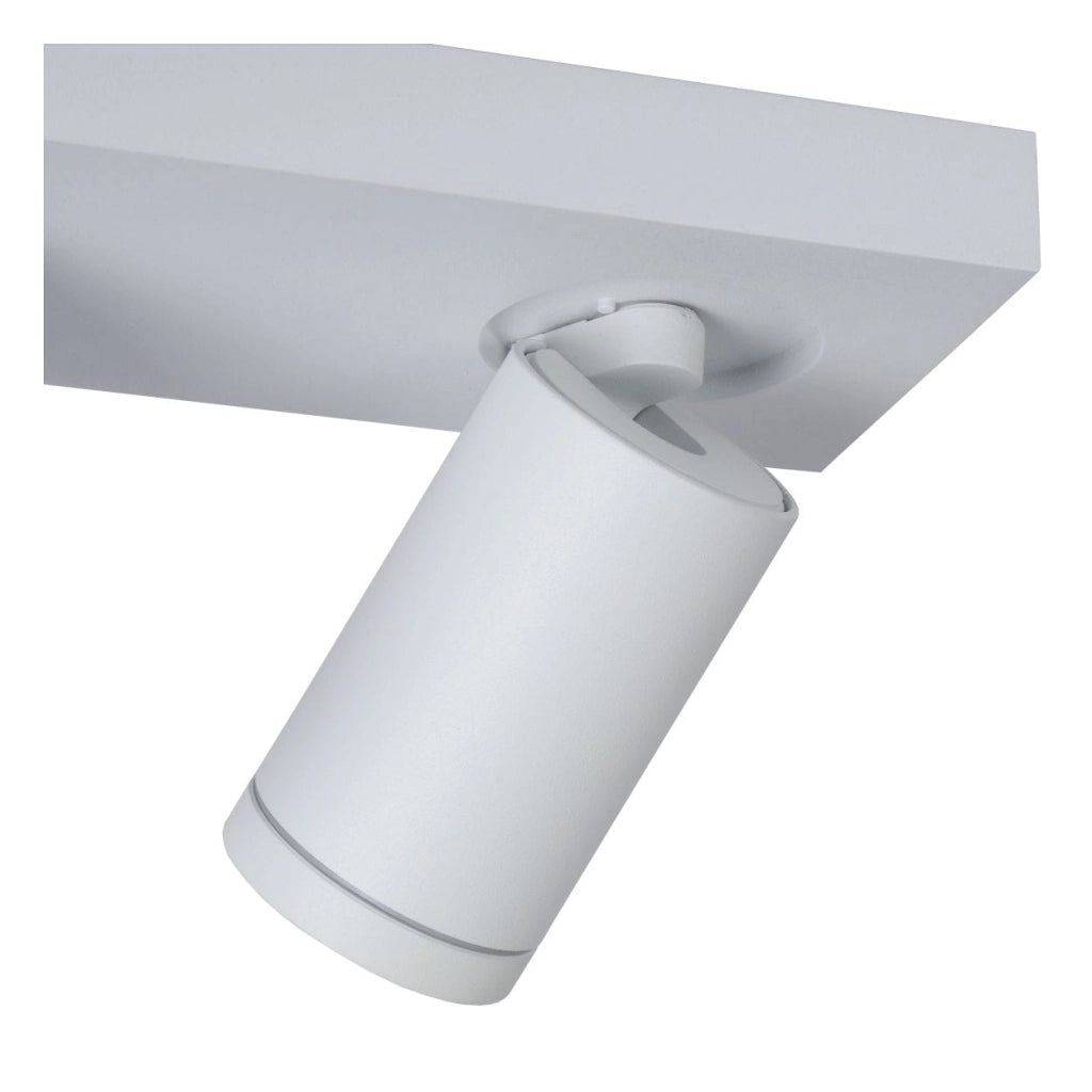 Plafoniera Lucide Taylor bianca 2xGU10 5W dimmer IP44