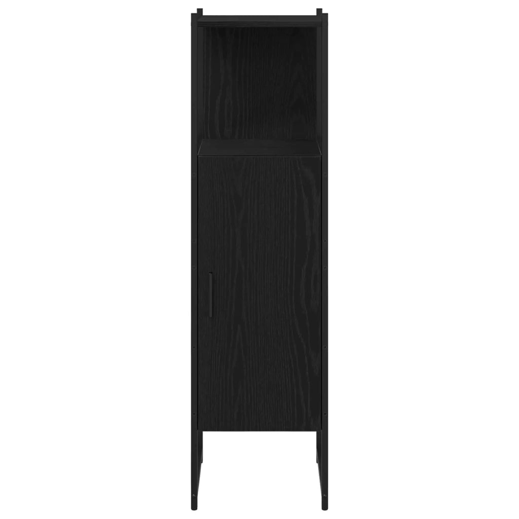 Set di mobili per il bagno 4 pcs Nero Legno multistrato 3334414