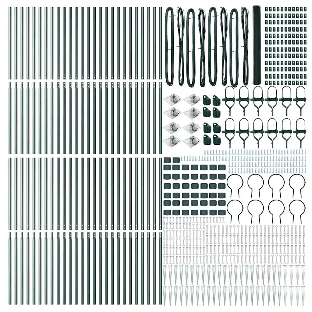 Palo della recinzione Verde 100 x 1,6 m (rete da 25 mm)