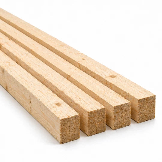 Morali abete carpenteria grezzi   48 x 48 x 2000 mm 1 pz.