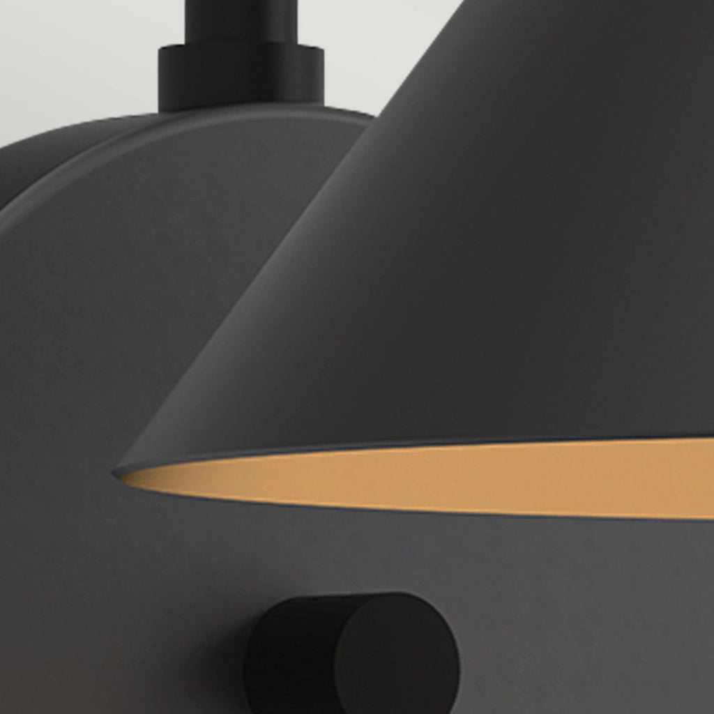 Applique loft nera metallo REMYCK Alora Mood E27 60W