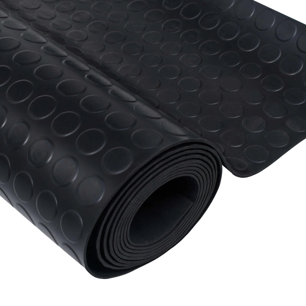 Tappeto per pavimento Nero 1,5 x 4 m Gomma