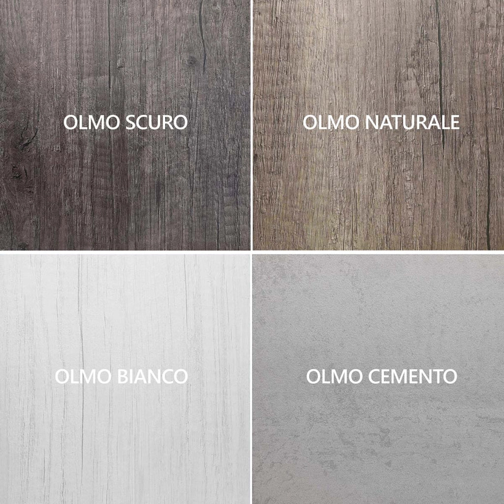 PENSILE A GIORNO SOSPESO MOD. UNIKA- cm 20x22,5xH.20 Olmo Bianco- DH- pezzi 1