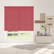 VIEWTEX Tenda a rullo traslucida L2000 Bordeaux 120 X 250cm - Made in Europe - 5 anni di garanzia