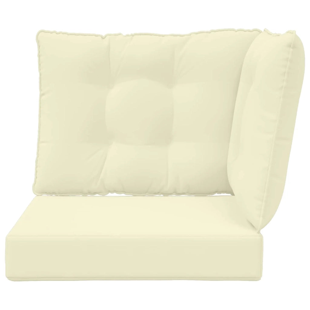 Cuscino per divano da esterno 3 pcs Crema Poliestere 900797