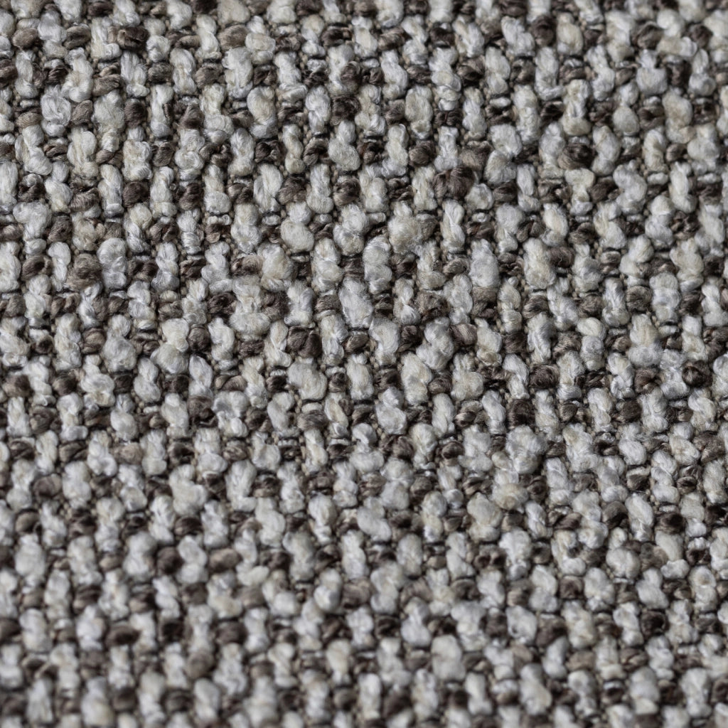 Poltrona in tessuto screziato SACHA taupe